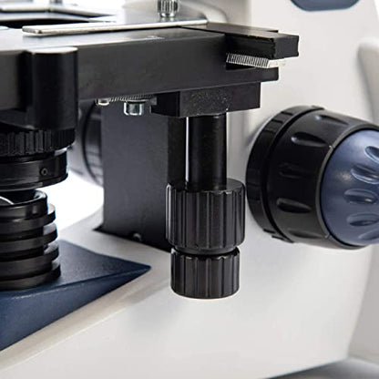 Swift Compound Trinocular Microscope SW380T,40X-2500X Magnification,Siedentopf Head,Two-Layer Mechanical Stage,with Swiftcam 5 Megapixel Camera and Software Windows/Mac/Linux and USB 3.0 Cable - size: SW380T+swiftcam5.0 MP（3.0 USB）