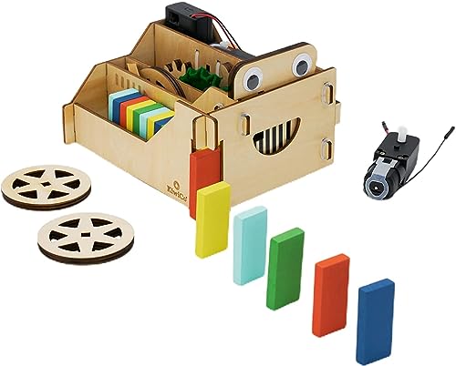 KiwiCo Domino Machine STEM Toy - Automatic Chain Reaction Builder, Ages 9+ - size: 7.5 inches x 11 inches x 3.38 inches