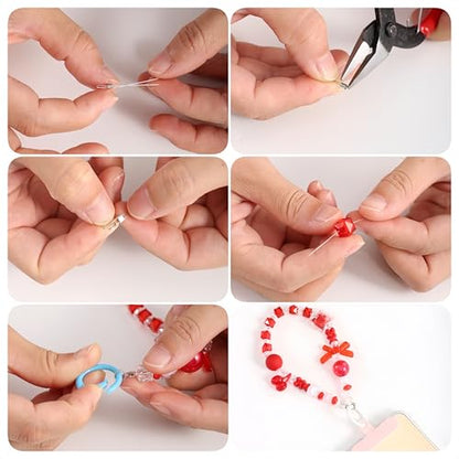 2500 Pcs Pony Beads Kit, 96 Colors UV Glow Alphabet Beads - color: Style A