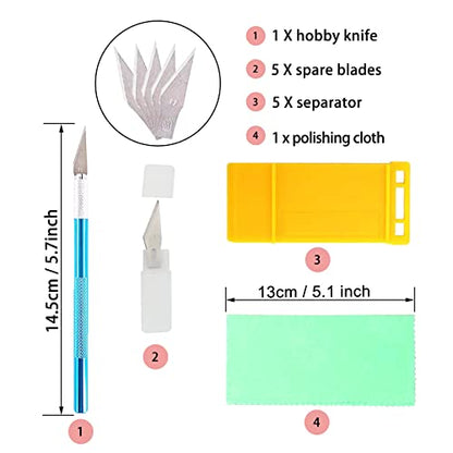 38Pcs Gundam Tools Kit Gunpla Tool Gundam Model Kit Tools Bandai Tool kit Car Model Tools Set for Hobby Model Building Making Assembling