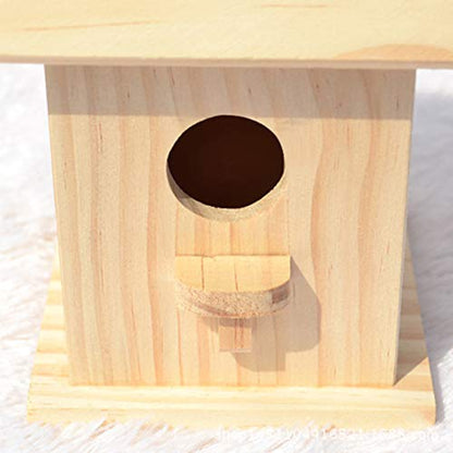 Wooden Birdhouse Creative Wooden Hanging Bird House