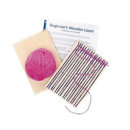 Colorations RLOOM Beginners Wooden Loom, Set of 12, for Kids, Arts & Crafts, Weaving, Craft Activity, Motor Skills, Critical Thinking, Basket, Jewelry, Crochet, Teaching, Educational