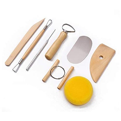 S & E TEACHER'S EDITION 8 Pcs Pottery & Clay Sculpting Tools - size: 8 PCS