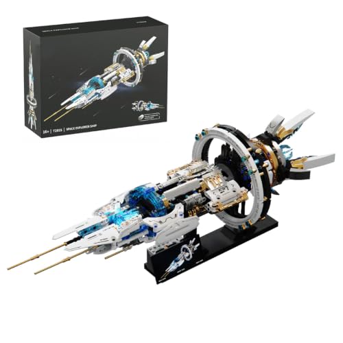 Sci-Fi Deep Space Discovery Spaceship Building Block Set, (1144PCS) - style: Spaceship