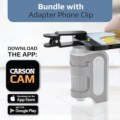 Carson Smartphone Digiscoping Adapter Clip for MicroBrite Plus - style: Phone Clip