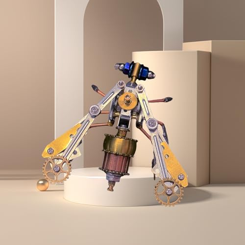 3D Metal Model Kits Insect Bug Mechanical Steampunk Science Kit Metal Building DIY Projects Arts and Crafts Hobby Kits Gift Ideas for Birthday & Christmas (Mechanical Insect) - style: Mechanical Insect