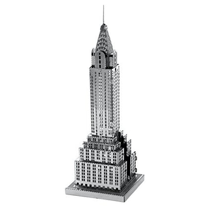 Metal Earth Chrysler Building 3D Metal Model Kit Bundle with Tweezers Fascinations