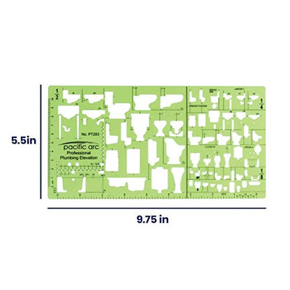 Pacific Arc Professional Plumbing Elevation Template Guide - style: Pro Plumbing Elevation