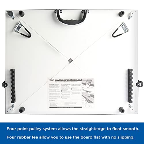 ALVIN Portable Drafting Board Size 24" x 36" Model PXB36 Easily Adjustable Drafting and Architecture Tool for Students and Professionals Drawing Board with Ergonomic Carrying Handle - 24 x 36 Inches - size: 24" x 36"