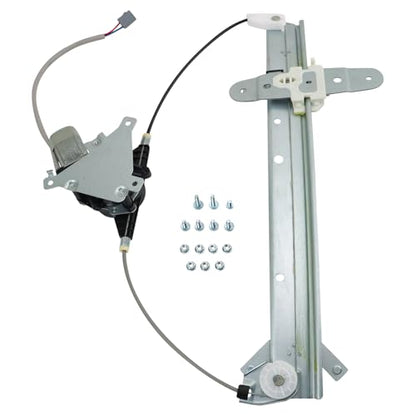 TRQ Rear Right Power Window Regulator & Motor Assembly Passenger Side - style: WRA51234
