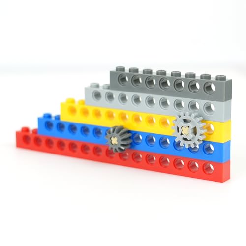 MALEKO Technical Parts Building Blocks EV3 Accessories-Gears Beams Pins - color: Multicolor