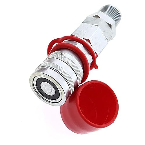 Male Female Hydraulic Quick Coupler Kit AT312876 KV11305 Compatible with John Deere 310G 240 110 210K 324J 323D CT322