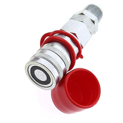 Male Female Hydraulic Quick Coupler Kit AT312876 KV11305 Compatible with John Deere 310G 240 110 210K 324J 323D CT322