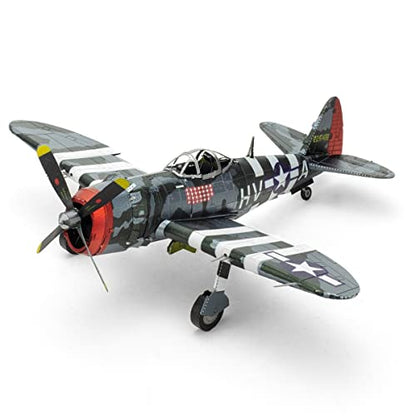 Metal Earth P-47 Thunderbolt 3D Metal Model Kit Fascinations - style: P47 Thunderbolt