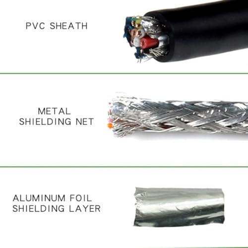 5Ft 1.5m 26AWG DB9 Female RS232 9 Pin Serial Extension Cable - style: Female
