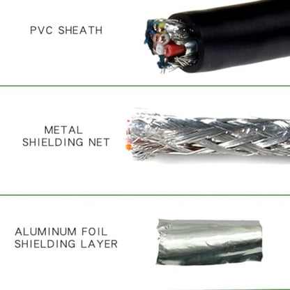 5Ft 1.5m 26AWG DB9 Female RS232 9 Pin Serial Extension Cable - style: Female