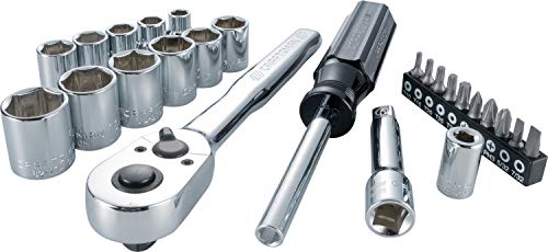 CRAFTSMAN Socket Set, Nano Metric, 3/8" Drive, 24Piece (CMMT12011) - style: Metric