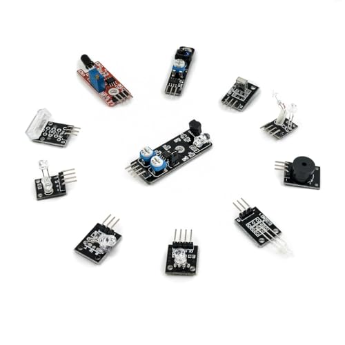 37 in 1 Sensor Module Kit for Arduino Starters - Sensor Kit DIY for Raspberry Pi Mega2560 UNO R3 Nano Including Tutorial in USB Flash Driver