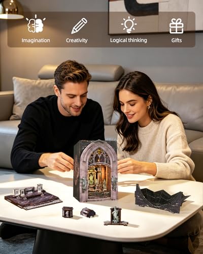 MiniCity Duomo di Milano DIY Book Nook Kit, Miniature Dollhouse Kit - color: Notre-dame Bacilica