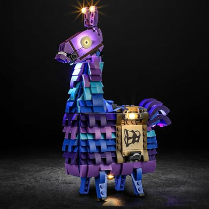 Vaodest Led Light for Lego 77071 Fortnite Supply Llama Blocks Model,Design and Configuration Compatible with Model 77071(Led Light Only, Not Building Block Kit) - style: 77071 Fortnite Supply Llama Set