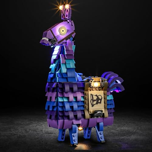 Vaodest Led Light for Lego 77071 Fortnite Supply Llama Blocks Model,Design and Configuration Compatible with Model 77071(Led Light Only, Not Building Block Kit) - style: 77071 Fortnite Supply Llama Set