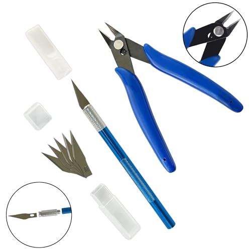 Modeler Basic Tools Kit Hobby Building Tools with Plastic Case
