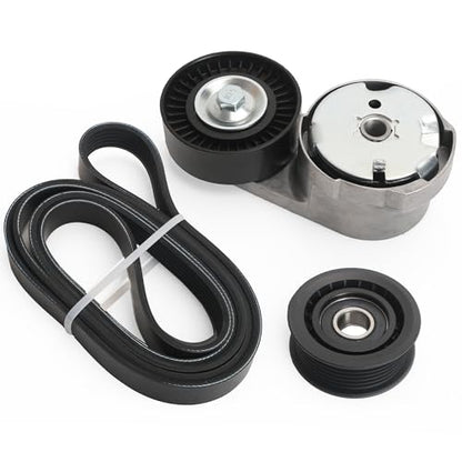 Belt Tensioner Serpentine Belt Idler Pulley Kit for Dodge Avenger 2013-2014 - size: for Town & Country/Grand Caravan 11-16