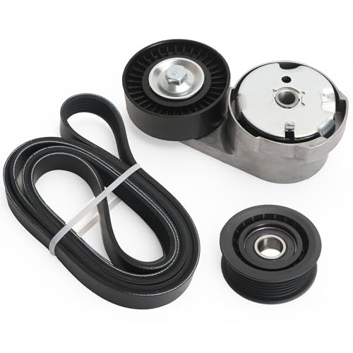 Belt Tensioner Serpentine Belt Idler Pulley Kit 90K-39282D - size: for Town & Country/Grand Caravan 11-16
