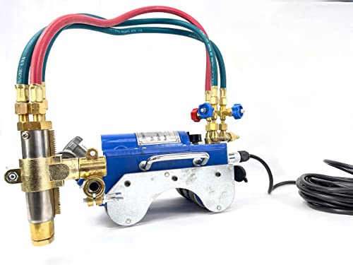 BLUEROCK CG-211C Pipe Cutter Magnetic Gas Machine Torch Burner Beveler Cutting