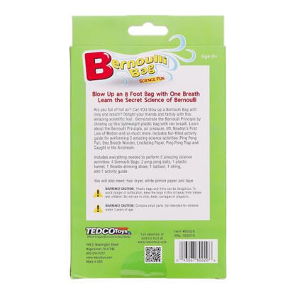 Bernoulli Bag Science Fun Kit w/5 Experiments, by Tedco
