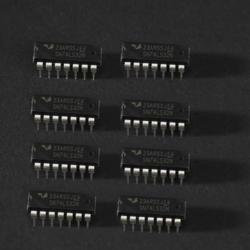 50Pcs 5 Values 74LSxx Series Logic IC Assortment Kit - IC Socket - 74LS00 74LS02 74LS04 74LS08 74LS32 IC Chip - color: 74LS-Series-Logic-IC-Kit-50pcs