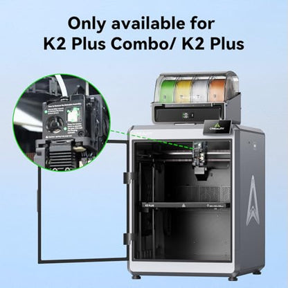 Creality K2 Plus Extruder Front Cover, Original Official K2/ K2 Pro Extruder Kit, Support 1.75mm Filament Extruded, K2 Plus Combo Extruder Assembly for Smooth and Precise Feed, Durable 3D Printer Part - style: K2 Series Extruder Front Cover