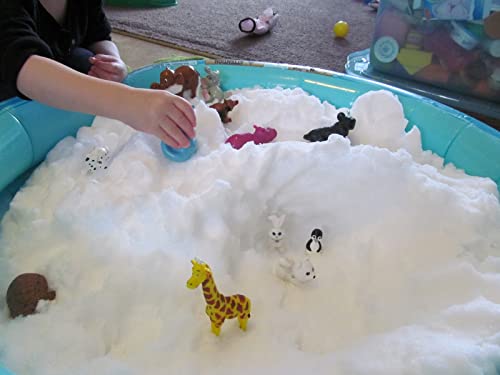10 Packs of Instant Snow Powder for Holiday Displays, Winter Crafts, Sensory Play, Stocking Stuffers