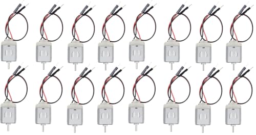 BOJACK 8 Pcs Type 130 EK1450 1 V- 6 V Volt Miniature DC Toy Motors for Arduino Hobby DIY Projects (Pack of 2) - size: Type 130 EK1450 / 8 Pcs (Pack of 2)