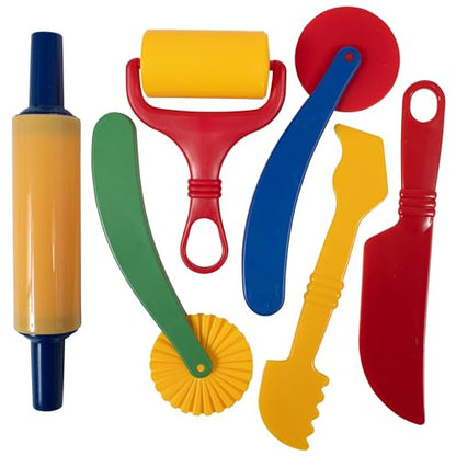 Ready 2 Learn Dough Tools, Set of 6 Play Dough Accessories