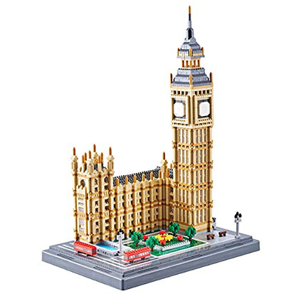 London Big Ben Micro Building Blocks Set 4112 PCS DIY Collectible Model