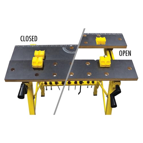Performance Tool W54025 Portable Folding Workbench and Vise