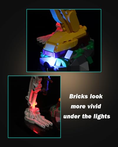 LED Light Kit for Lego 77072 Peely Bone Building Set, Compatible with Lego 77072 Building Blocks Model(Not Include Blocks Set) - style: 77072 Peely Bone Set