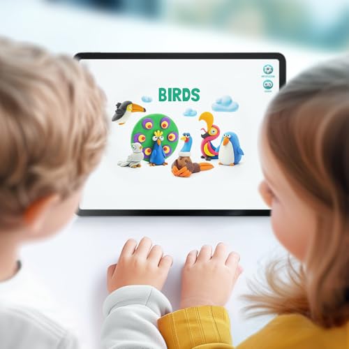HEY CLAY Birds Air Dry Clay for Kids 15 cans Craft Аges 4-8 - color: Birds