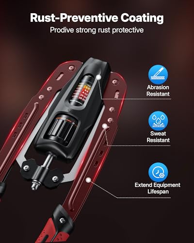 Merach Twister Arm Trainer, 22-440lb Hydraulic Power Forearm Strengthener - color: Red
