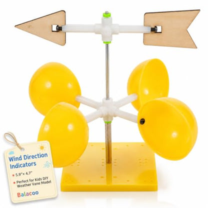 Balacoo Wind Indicator Vane Tools, Wind Direction Indicators for Kids