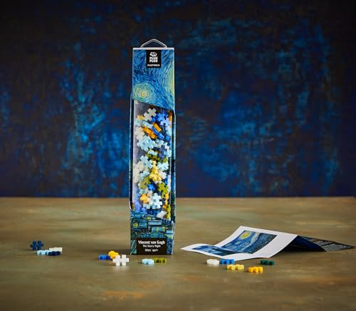 PLUS PLUS Inspired, Van Gogh Starry Night - Art History Building Set 350 pc - color: Van Gogh, Starry Night