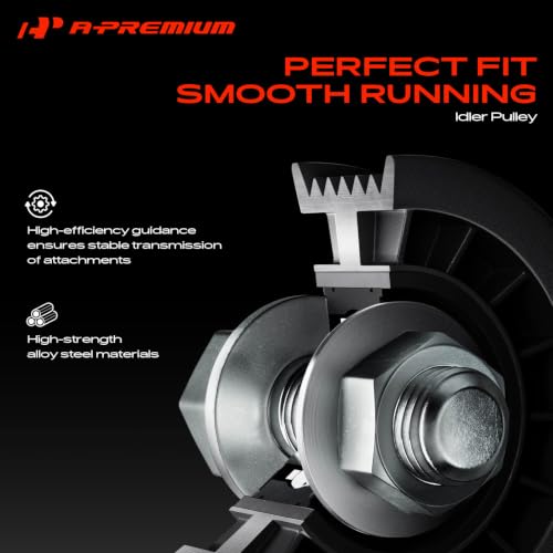 A-Premium Engine Serpentine Belt Drive Kit Compatible with Jeep, Dodge