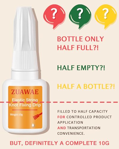 ZUAWAE Elastic String for Bracelets Making Kit, 0.8mm Clear Bracelet String, Jewelry Glue for Elastic String to Clay Beads, Jewelry Making Supplies - color: 0.8 mm Elastic String with Jewelry Glue