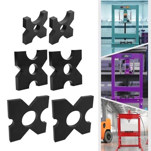 2-Pcs Shop Press Plate H Frame Hydraulic Shop Press Plate 20 Ton/44092.45 lbs