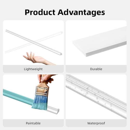 WADILE Premade Board and Batten Wall Panel Kit - size: 15 Pack