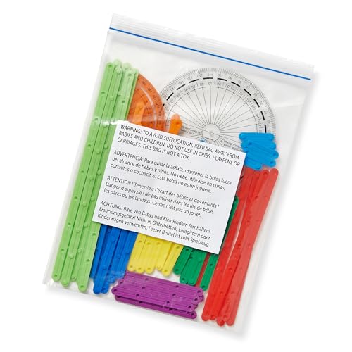 hand2mind AngLegs Starter Set with 2 Protractors - style: Starter Set