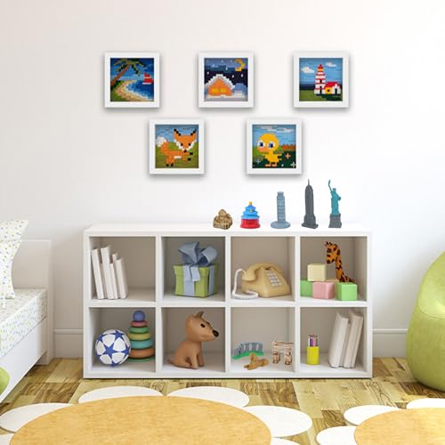 ONEST 12 Pieces Mini World Building Model Playsets Famous Architecture Figurines - style: B Set