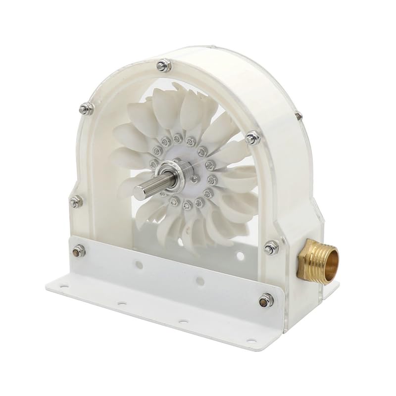 VIGAN 1PCS Multifunction High Efficiency Pelton Water Turbine Impact Water Wheel Bucket Wheel DIY Hydroelectric Generator