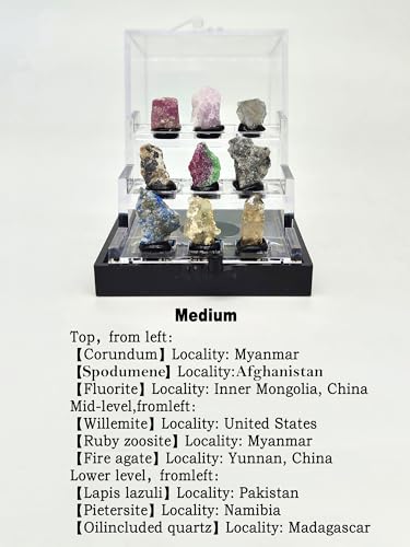 Naturally Fluorescent Mineral Specimens - Glowing Under UV - Rare Collectibles (Medium) - size: Medium